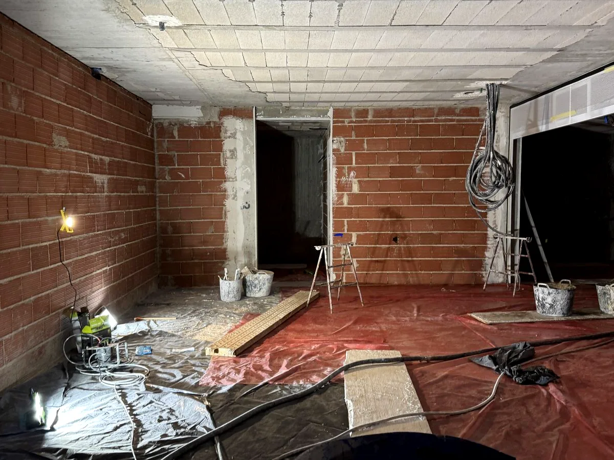 Vivienda en plena reforma integral